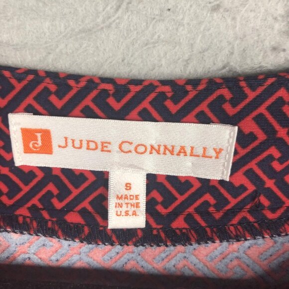 Jude Connally Dress Womens Small Geometric Print Tunic USA Nylon Spandex - Picture 3 of 15